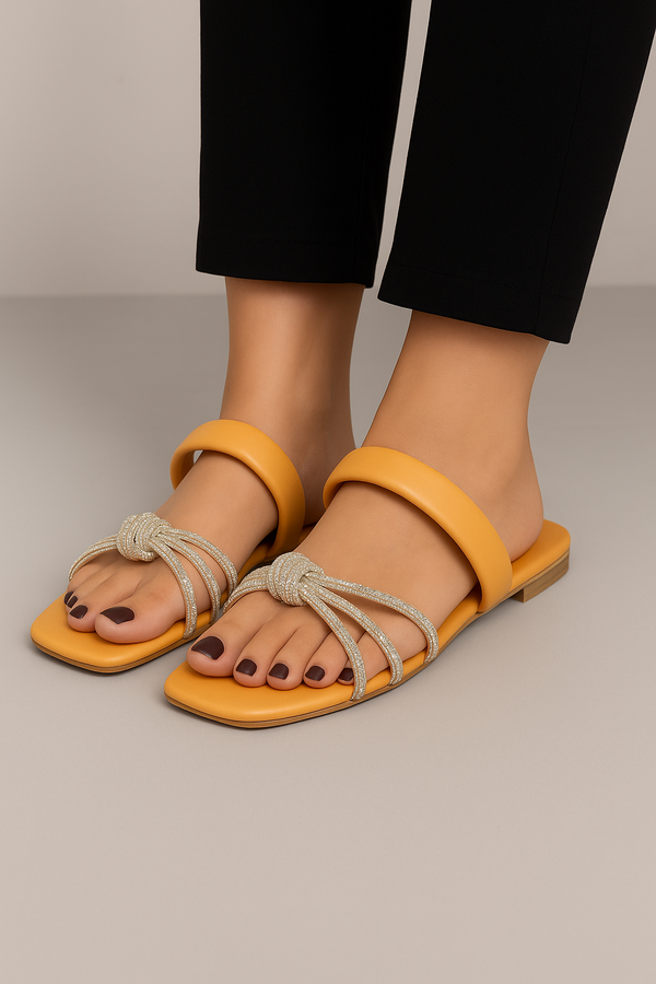 KNOTTED STONES- YELLOW