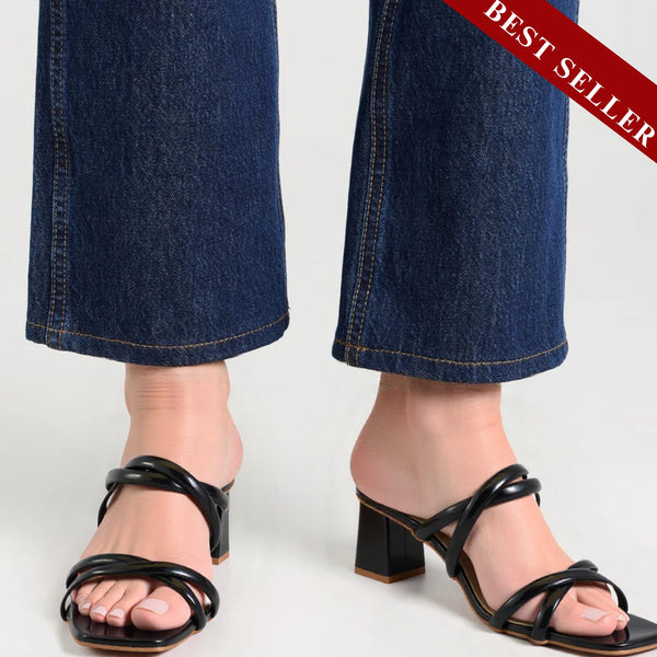 STRAPS & STEPS- BLACK