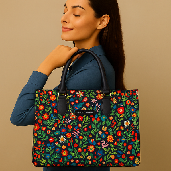 COLOR SPLASH TOTE-NATURE
