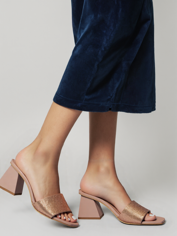 SHIMMER SOLES- ROSE GOLD